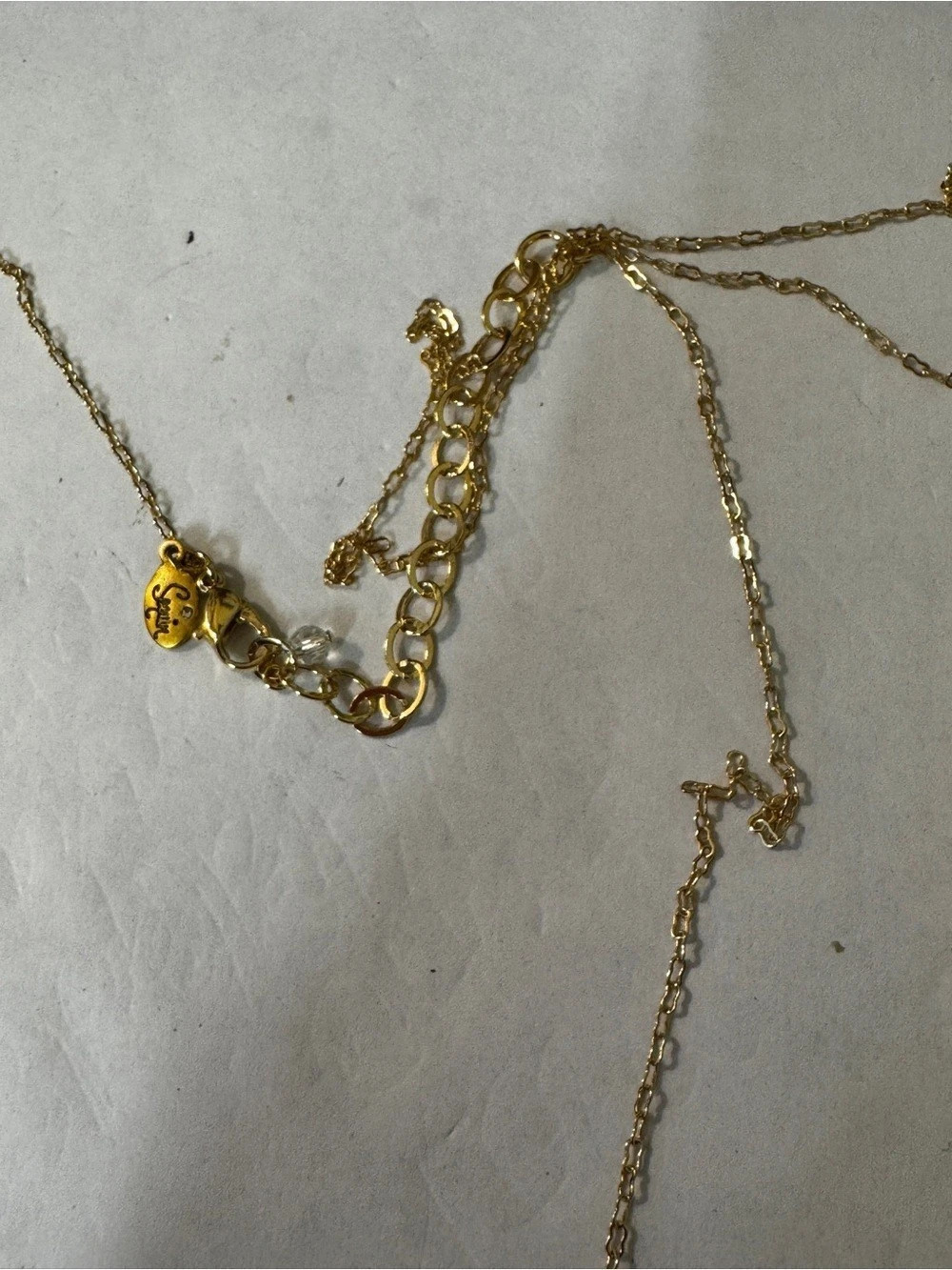 Necklace Gold Initial R 297 - Picture 4 of 4